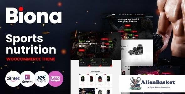 98866  Biona v1.0.12 - Sports Nutrition WooCommerce Theme 