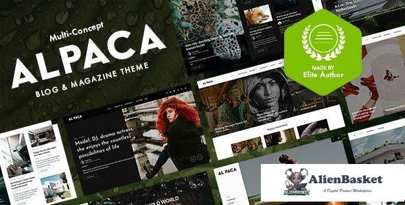98867  Alpaca v1.1.0 - Blog & Magazine WordPress Theme 