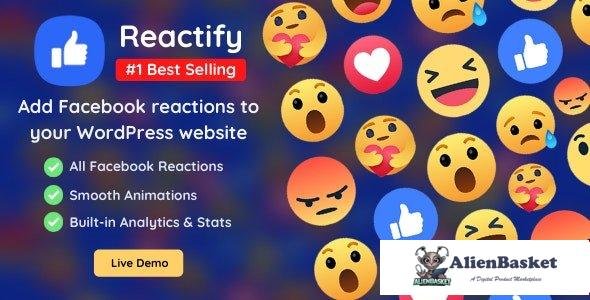 98928  Reactify v2.7 - Facebook Reactions For WordPress 