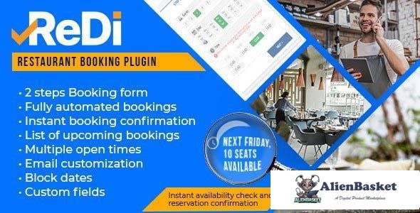 105730  ReDi v22.0919 - Restaurant Booking plugin for WordPress 