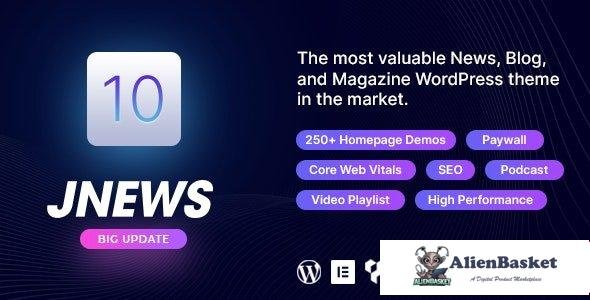 99681  JNews v10.0.5 - WordPress Newspaper Magazine Blog AMP Theme 