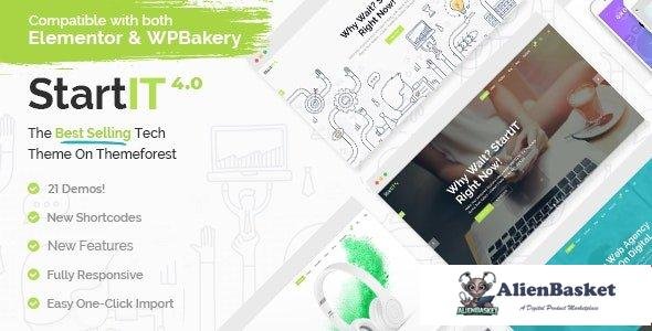 99037  Startit v4.4 - Fresh Startup Business Theme 