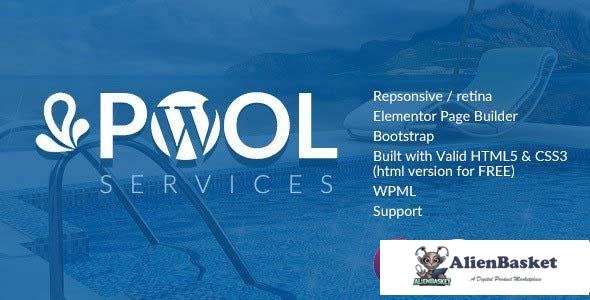 99059  Pool Services WordPress Theme + RTL v3.1 