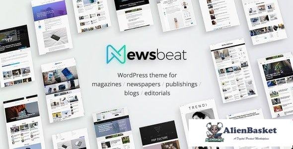 99065  Newsbeat v1.1.9 - Optimized WordPress Magazine theme 