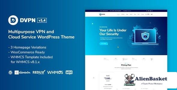 103718  DVPN v1.6 - Multipurpose VPN WordPress Theme 