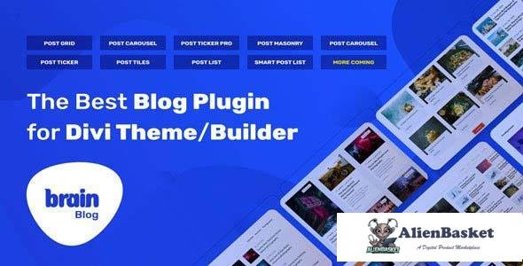 99085  BrainBlog v1.2.7 - Divi Post Modules 