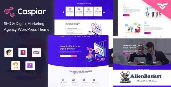 99089  Caspiar v1.3 - Digital Marketing & Agency WordPress Theme 