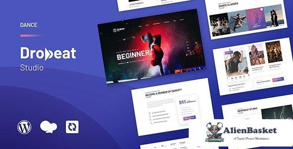 99130  Dropbeat v1.0 - Creative Dance Studio WordPress Theme 