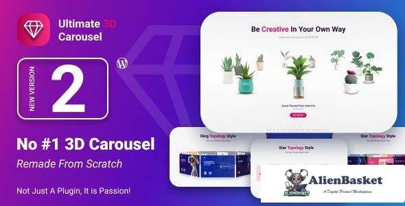 99153  Ultimate 3D Carousel Wordpress Plugin v2.0 