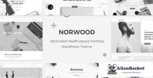 99164  Norwood v1.2.1 - Minimalist MultiPurpose Portfolio WordPress Theme 