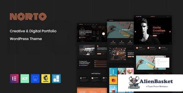 99278  Norto v1.4 - Creative Portfolio WordPress Theme 