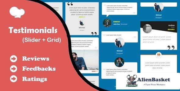 99285  Testimonials Slider and Grid for WPBakery Page Builder v2.0.0 