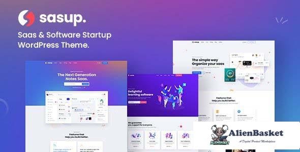 99320  Sasup v1.0.0 - Sass Landing WordPress Theme 