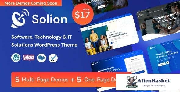 105151  Solion v1.1.6 - Technology & IT Solutions WordPress Theme 