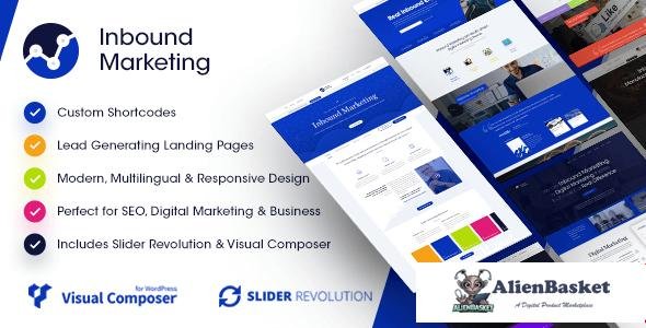 99429  Inbound Marketing v1.1.6 - Inbound, Landing Page WordPress Theme 