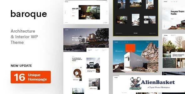 99433  Baroque v1.2.9 - Architecture & Interior WordPress Theme 