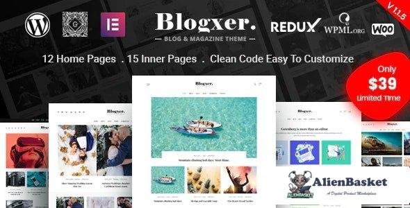 105154  Bloxer v1.1.9 - Blog & Magazine WordPress Theme 