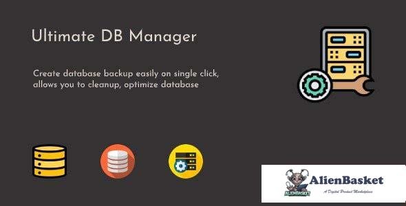 99498  Ultimate DB Manager v1.0.3 - WordPress Database Backup, Cleanup & Optimize Plugin 