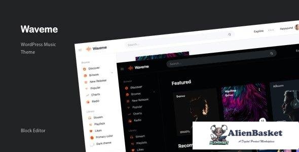 107432  Waveme v9.3 - Music Platform WordPress Theme 