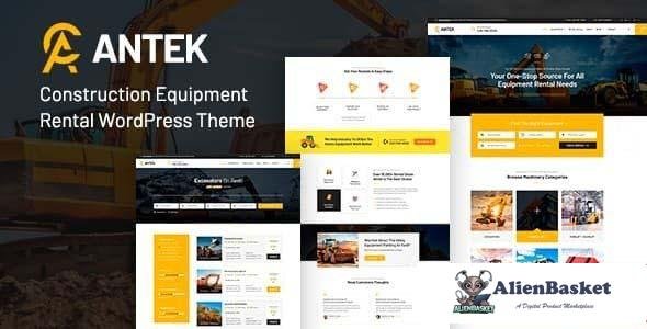 99538  Antek v3.1 - Construction Equipment Rentals WordPress Theme 