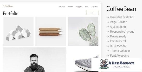 106554  CoffeeBean v1.20 - Easy & Simple Portfolio for Freelancers, Studios and Photographers 
