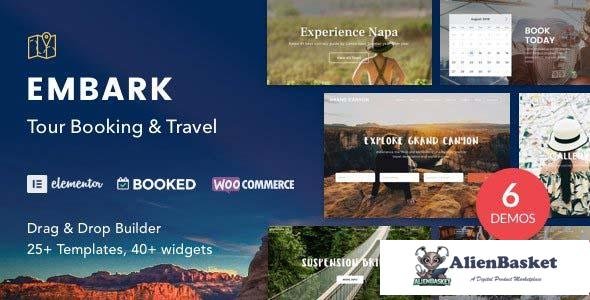 99625  Embark v1.4.1 - Tour Booking & Travel WordPress Theme 