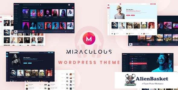 103138  Miraculous v1.2.0 - Online Music Store WordPress Theme 