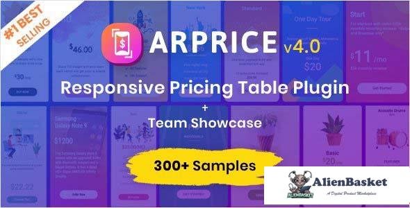 100009  ARPrice v4.0.1 - Ultimate Compare Pricing table plugin 