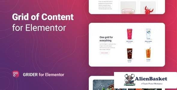 99869  Grider v1.0.0 - Grid of Content and Products for Elementor 