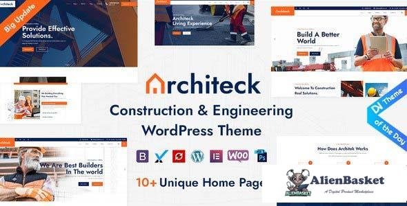 108717  Architeck v2.2 - Construction WordPress Theme 