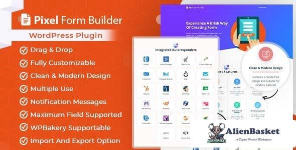 99883  Pixel v1.0.1 - WordPress Form Builder Plugin & Autoresponder 