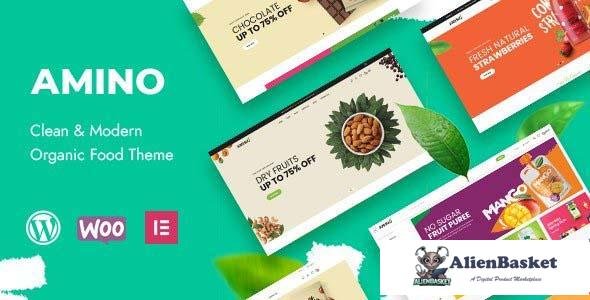 99896  Amino v1.0 - Organic & Food WordPress Theme 