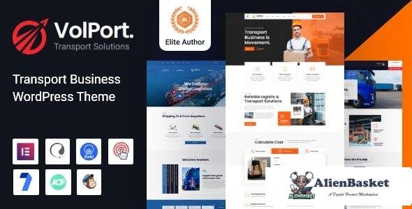 105726  Volport v1.0.9 - Logistics & Transport WordPress Theme 