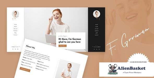 107539  Gorman v2.1.0 - Personal Portfolio WordPress Theme 