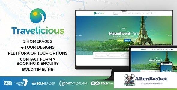 99975  Travelicious v1.4.4 - Tour Operator Theme 