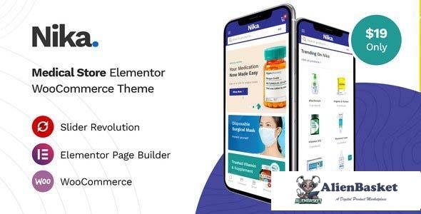 99993  Nika v1.1.2 - Medical Elementor WooCommerce Theme 