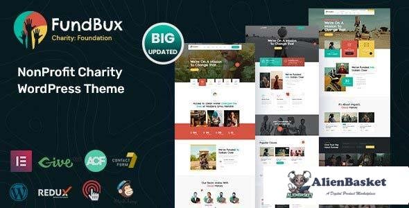 100025  Fundbux v1.1.2 - Charity & Fundraise WordPress Theme 