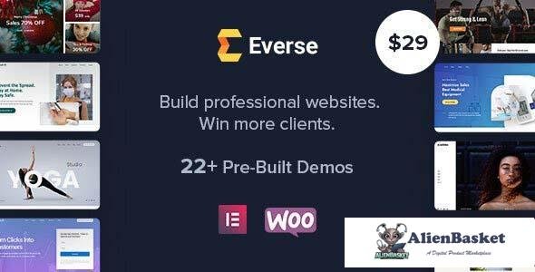 100042  Everse v1.8.3 - Multi-purpose Elementor WordPress Theme 