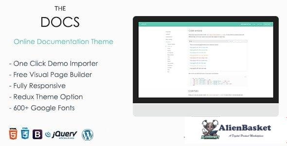 100099  TheDocs - Online Documentation WordPress Theme 