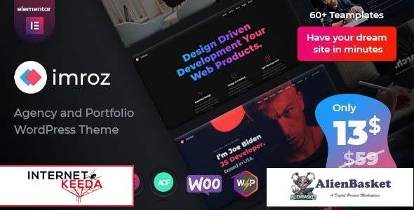 113141  Imroz v1.6.1 - Agency & Portfolio Theme 