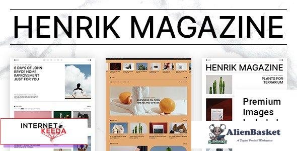 100383  Henrik v1.0.1 - Creative Magazine Theme 
