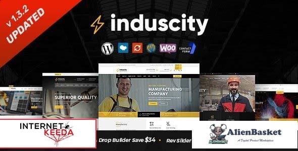 105433  Induscity v1.3.4 - Factory and Manufacturing WordPress Theme 