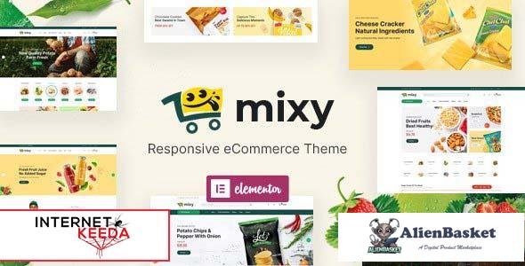 100494  Mixy v1.0 - Organic Food Store WordPress Theme 
