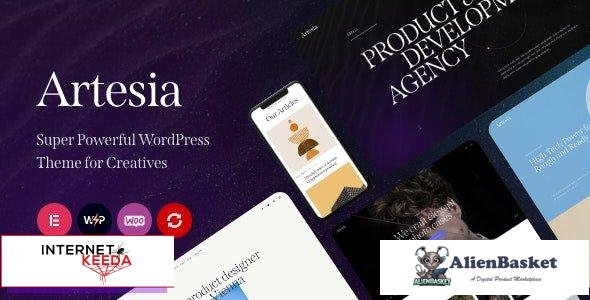 100496  Artesia v1.0 - WordPress Theme for Creatives 