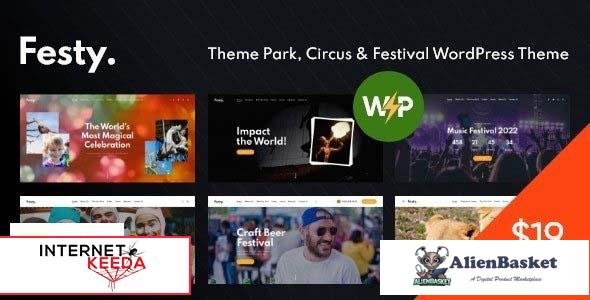 100574  Festy v1.0 - Theme Park, Circus & Festival WordPress Theme 