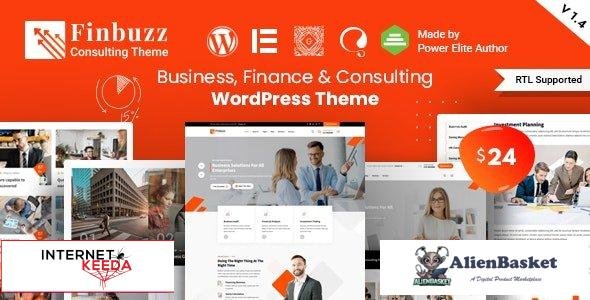 105833  Finbuzz v1.10.0 - Corporate Business WordPress Theme 