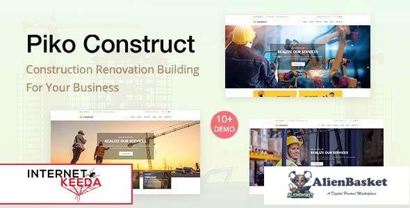 104185  Piko-construct v2.6.5 - Construction WordPress Theme 