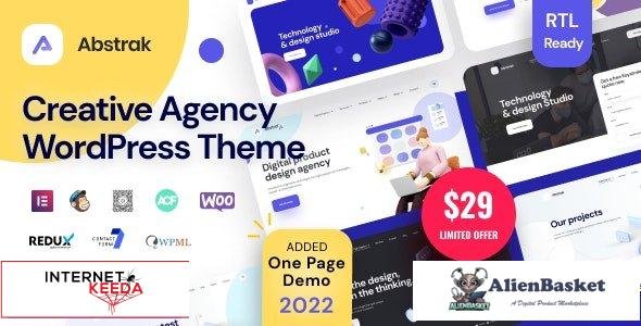 106008  Abstrak v1.4.7 - Creative Agency Theme 