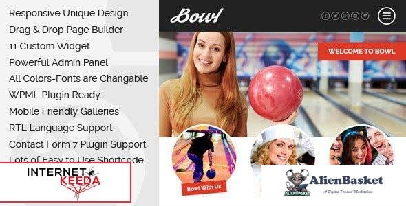 100840  Bowl v1.6.2 - Responsive Bowling Center WordPress Theme 