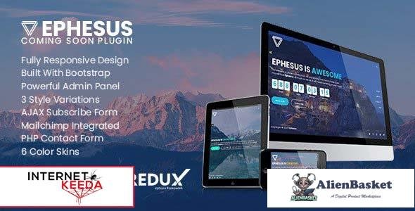 100848  Ephesus v1.3 - Creative Coming Soon WordPress Plugin 